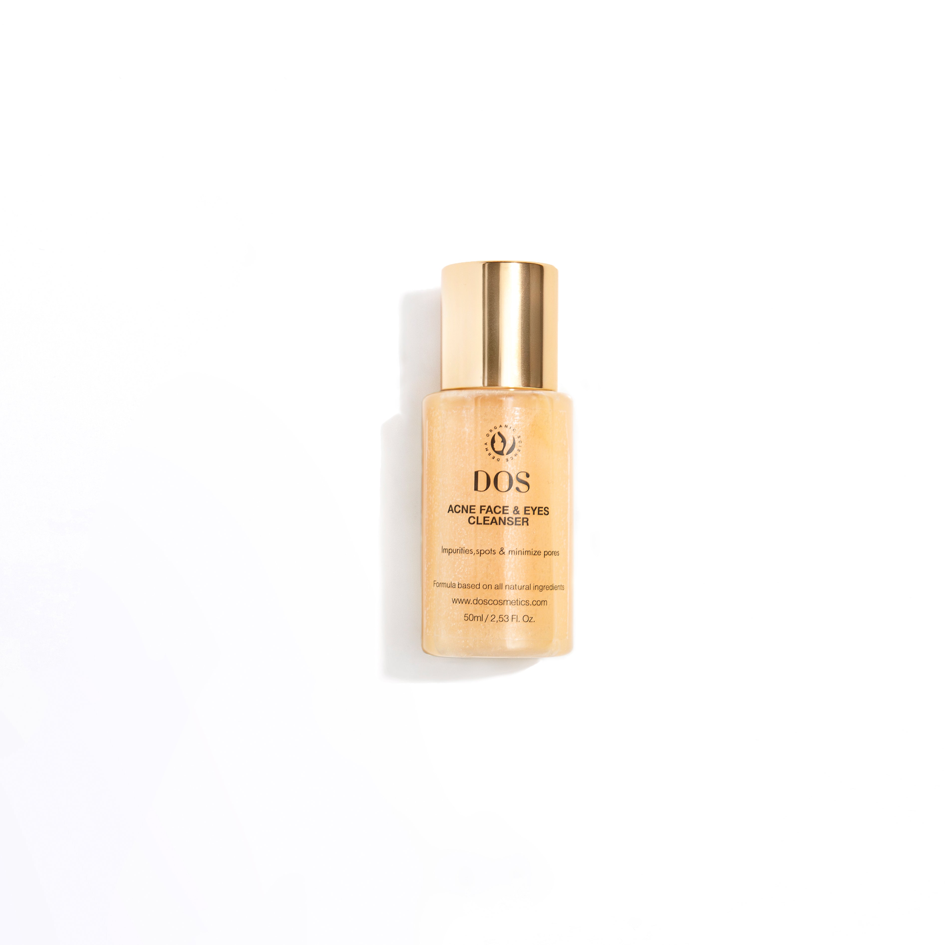 Natural acne facial cleanser with calendula and lavender - DOS Cosmetics