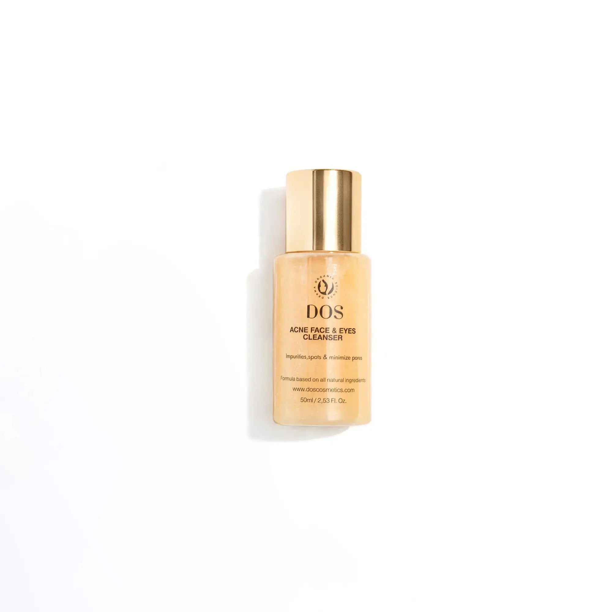 Skincare bottle labeled &