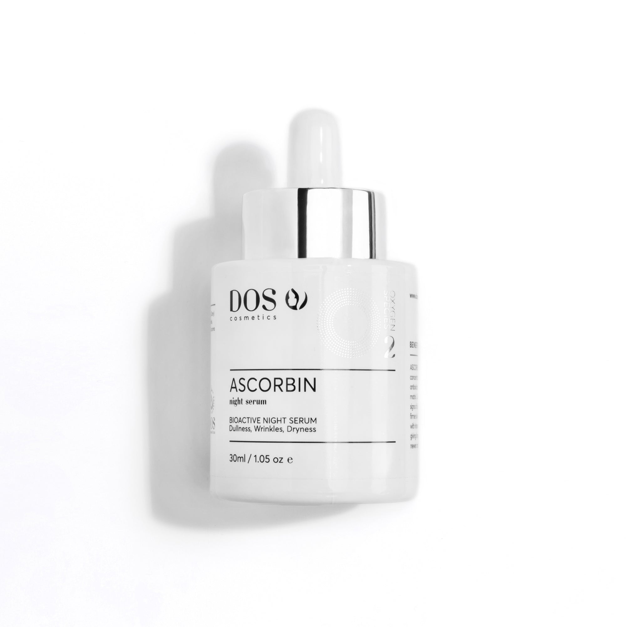 Natural Vitamin C night serum for dark spots and radiance - DOS Greek skincare