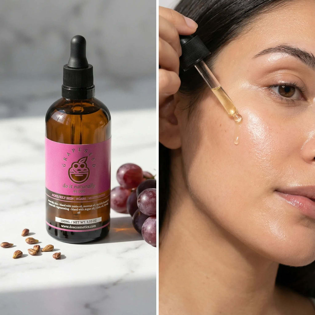 GRAPESEED OIL | NATURAL BASE OIL - DOS Cosmetics