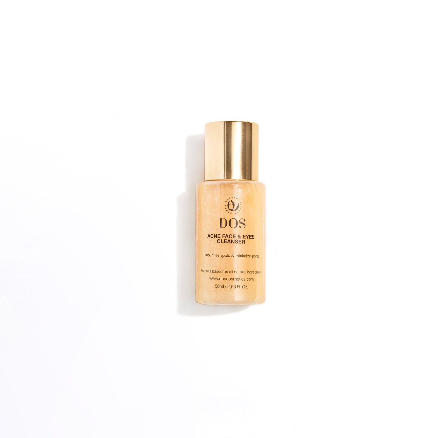 Natural acne facial cleanser with calendula and lavender - DOS Cosmetics