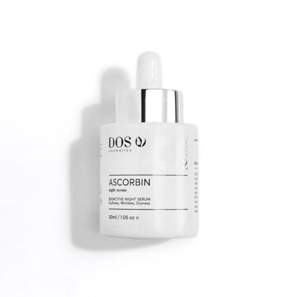 Natural Vitamin C night serum for dark spots and radiance - DOS Greek skincare