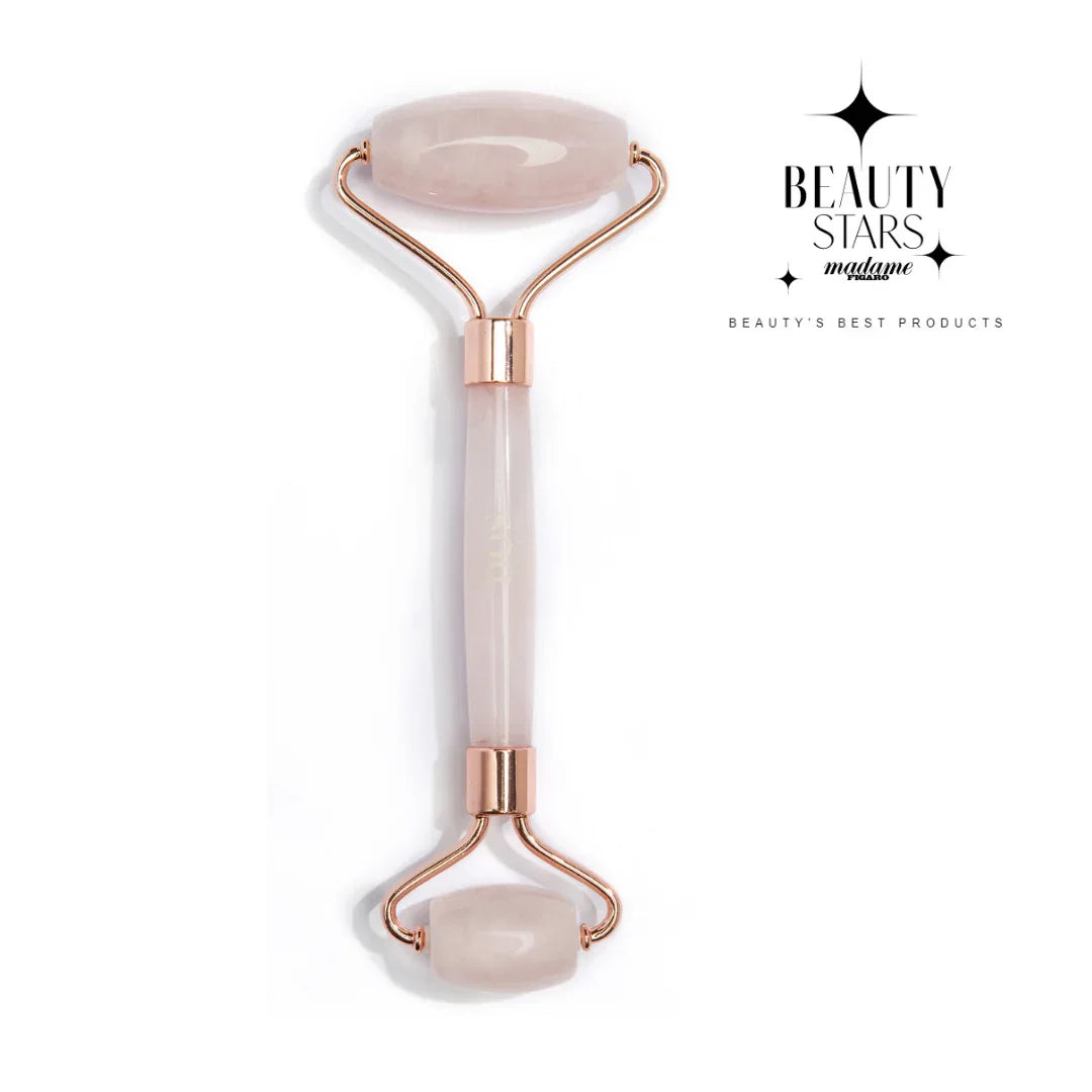 ROSE QUARTZ FACE ROLLER PREMIUM QUALITY - DOS Cosmetics