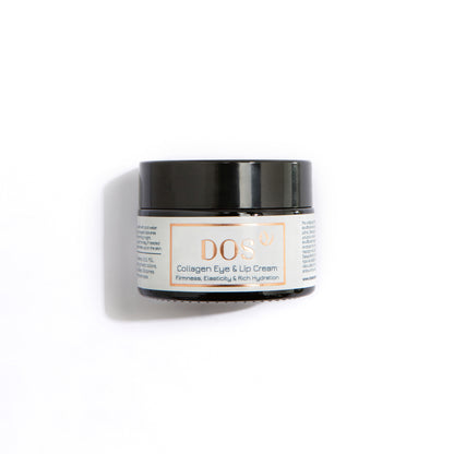 Natural collagen cream for eyes and lips - reduces puffiness and fine lines - DOS Cosmetics