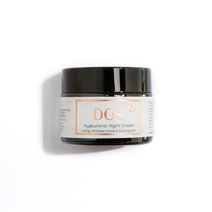 Deep hydration hyaluronic night cream - pharmaceutical-grade DOS Greek formula