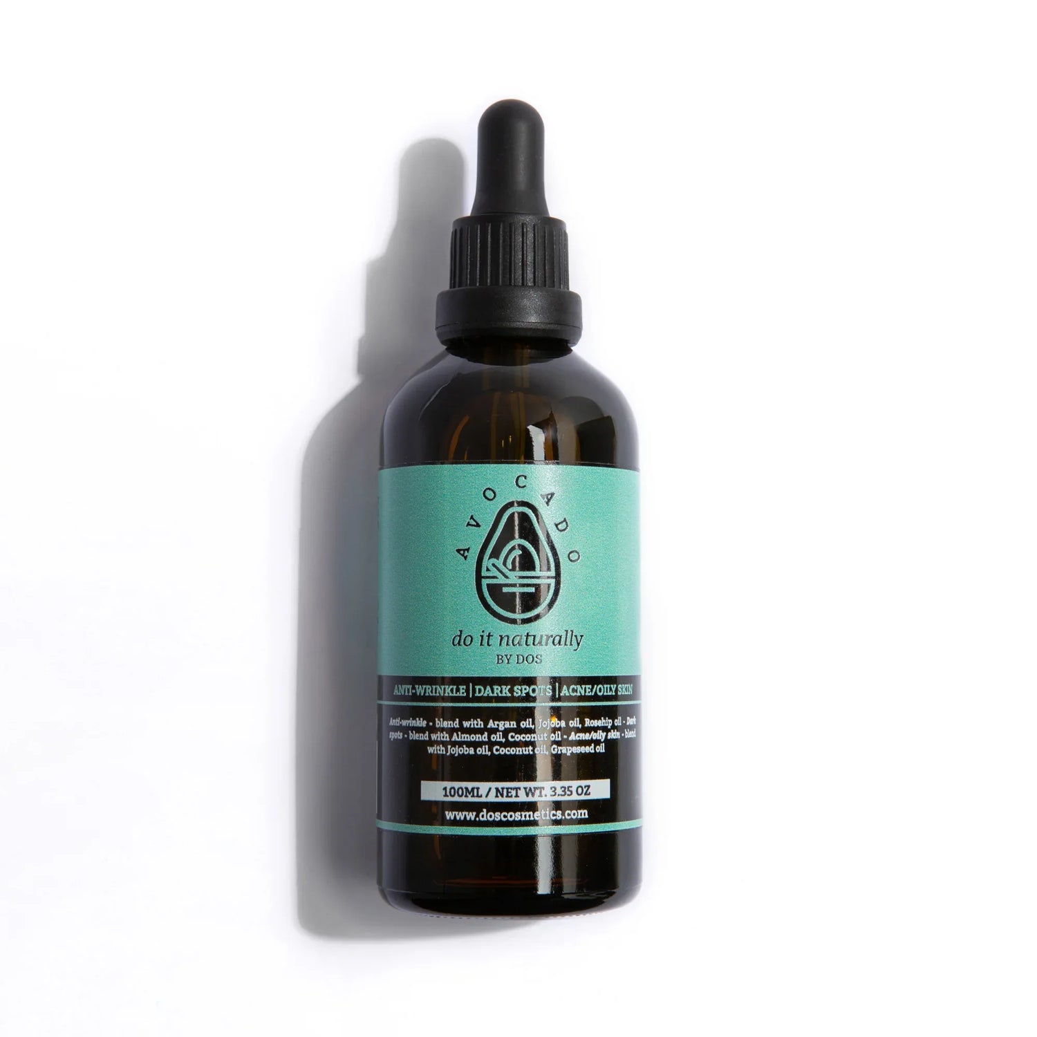Cold-pressed avocado oil - nourishing treatment for face and body - DOS Cosmetics