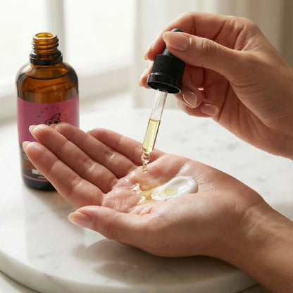 Cold-pressed grapeseed oil - non-comedogenic antioxidant treatment - mix with other products - DOS Cosmetics