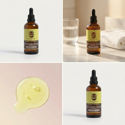 Cold-pressed jojoba oil - sebum-rebalacing oil for face - mixed woth other products - DOS Cosmetics