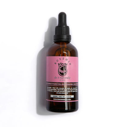 Cold-pressed rosehip oil - vitamin A rich anti-aging treatment by DOS Cosmetics